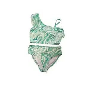 Kanu Surf Girls Avery Beach Sport One Shoulder Tankini SIZE-16